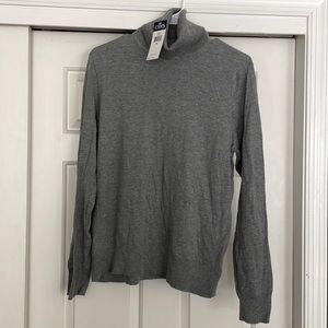 NWT Chaps light weight charcoal grey XL turtleneck.